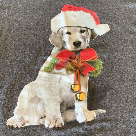 Christmas Dog Tee Shirt - Picture 2 of 4